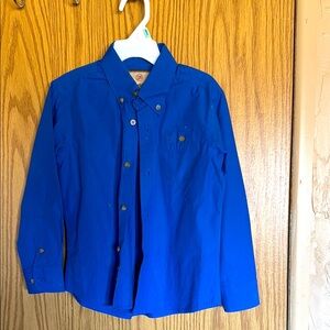 Boys Wrangler button up shirt size XS
